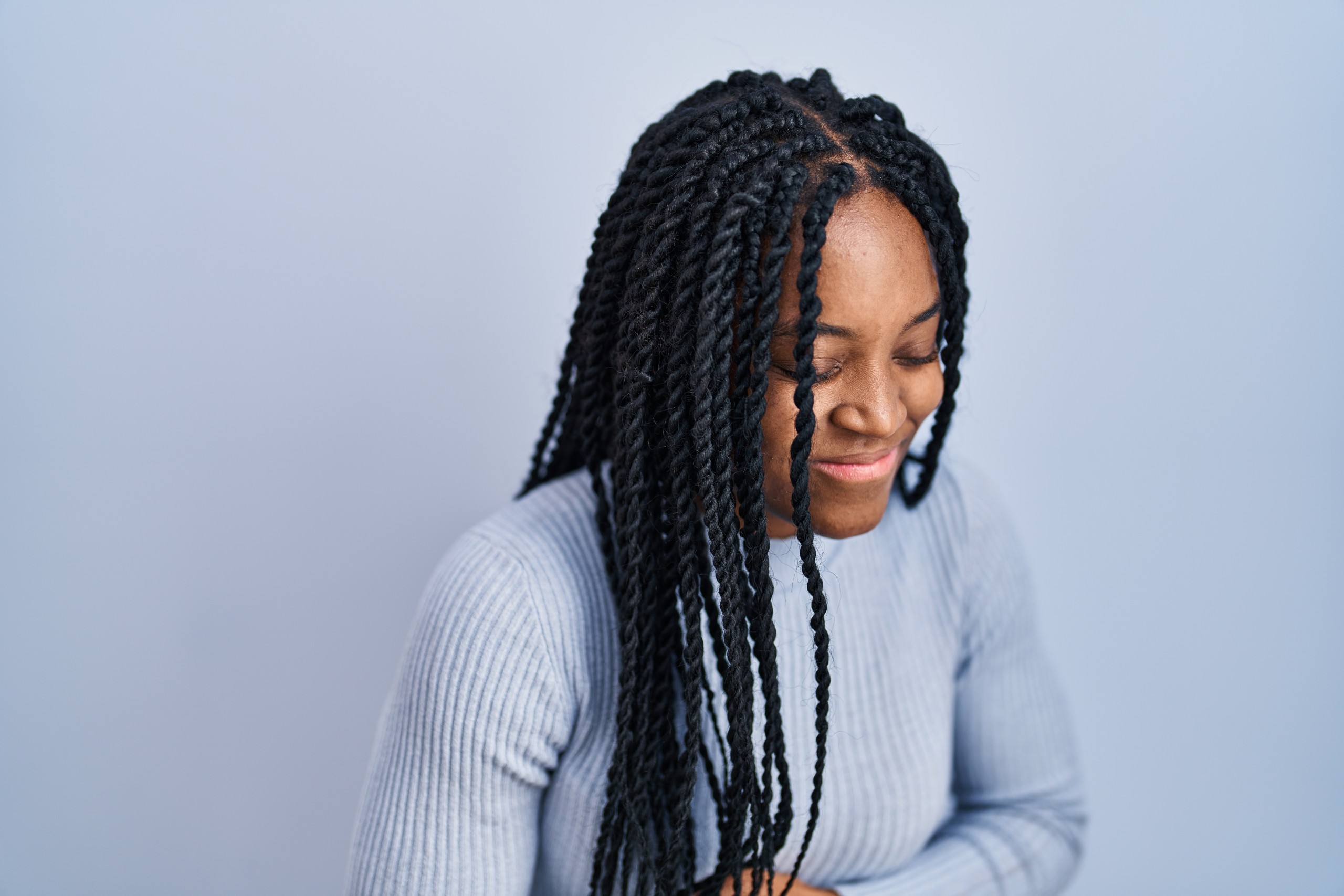 young woman smiling